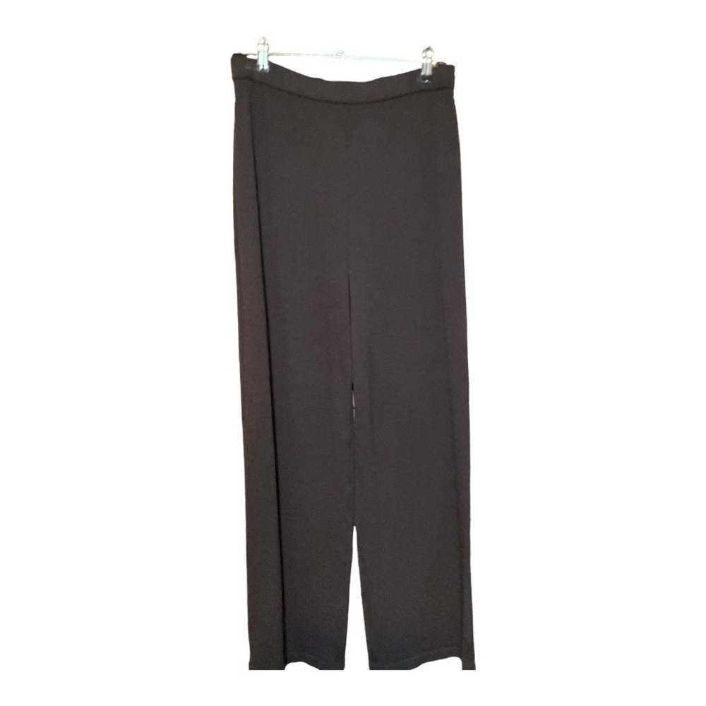 St John Collection by Marie Gray Knit Wide Leg Pants Size 10